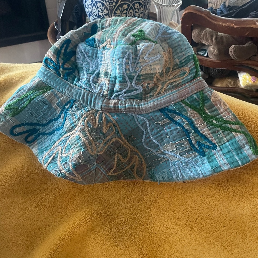 Free People Textured Multicolor Bucket Hat